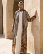 Turkish Crepe  - Light Summer Abaya - Image 3