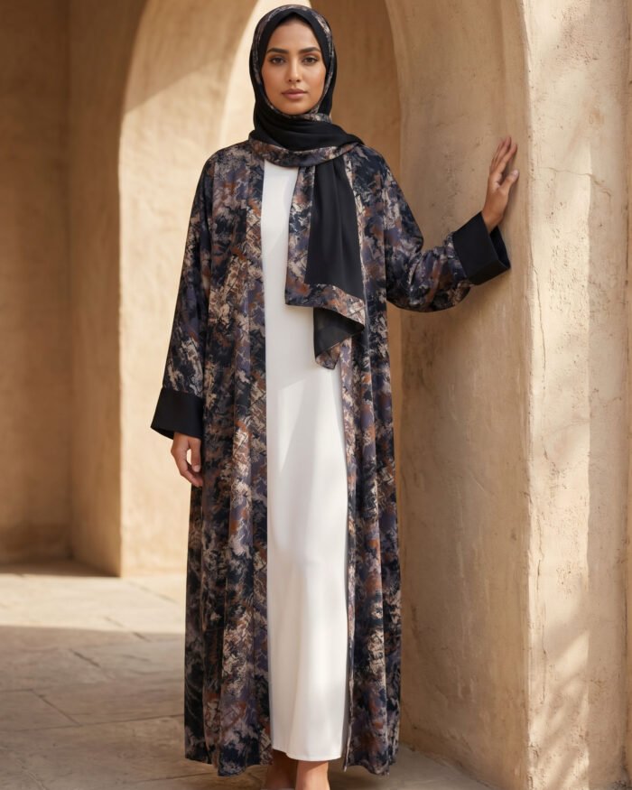 Linen -Summer Abaya - Image 3