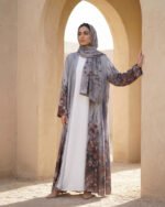 Turkish Crepe  - Light Summer Abaya - Image 3