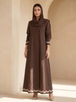 Cascade Wrap Abaya - Image 2