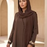Cascade Wrap Abaya