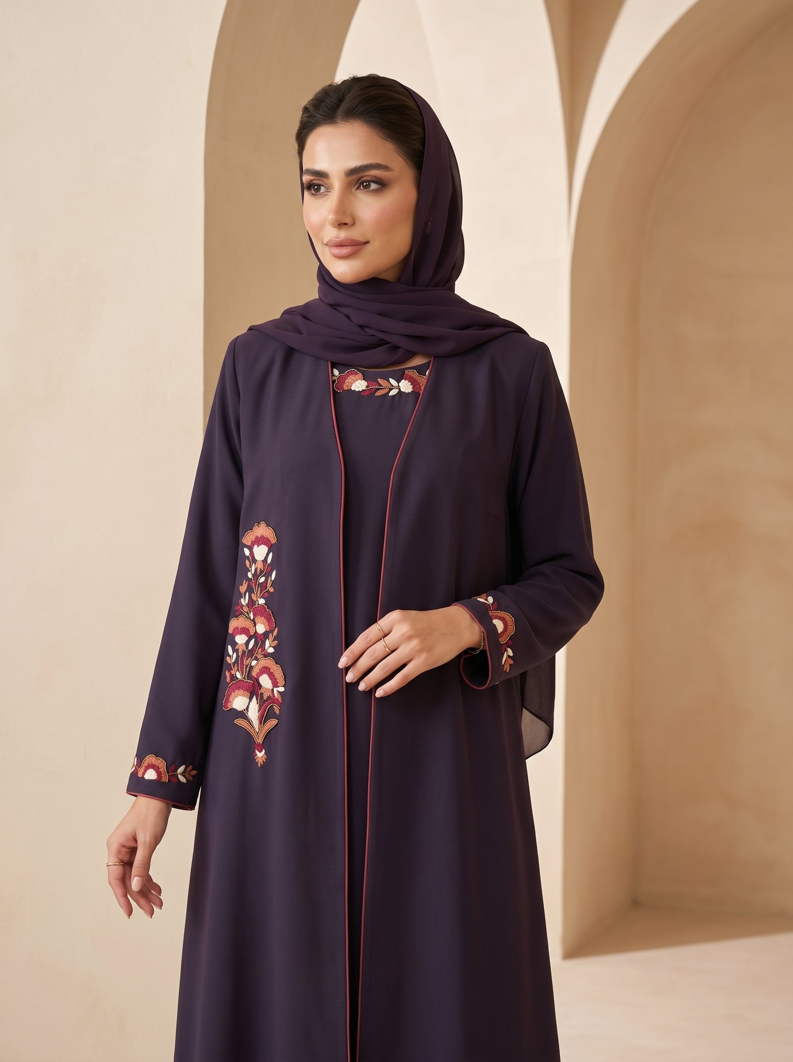 Op (8) Refined Abaya - Image 1