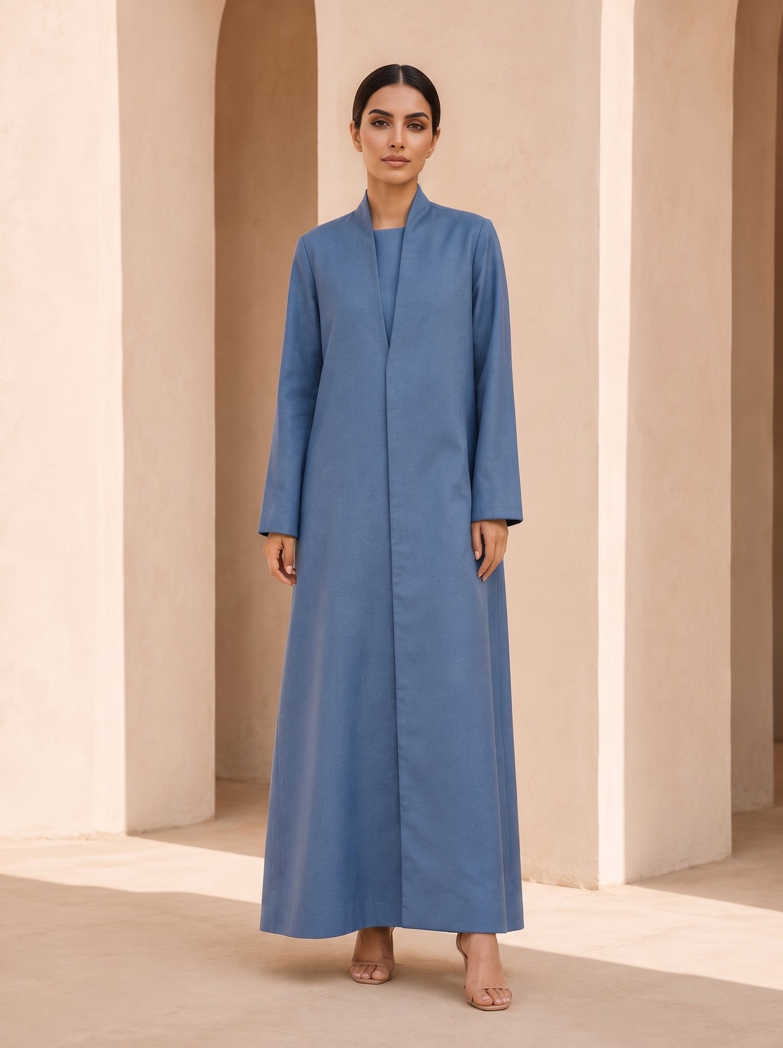 updated 2 Minimal Luxe Abaya - Image 1